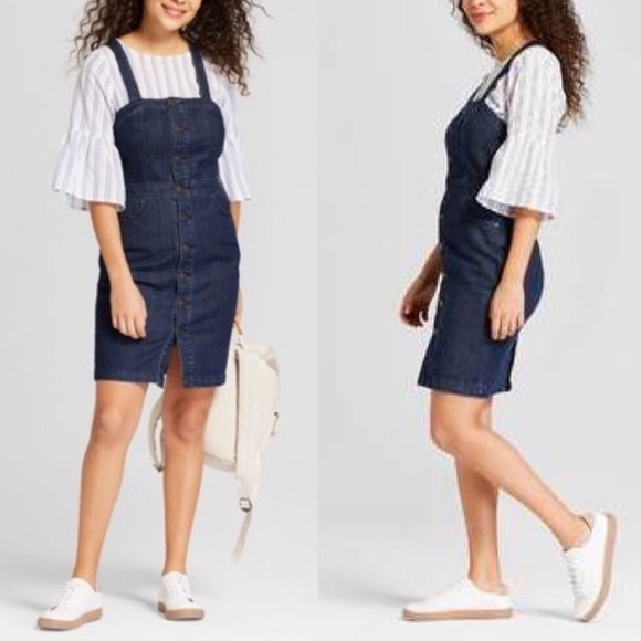 universal thread button down dress